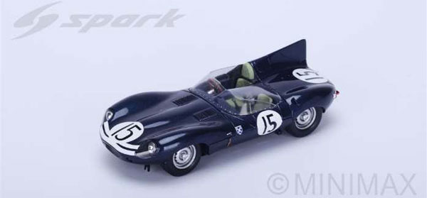 1/43 Jaguar D No.15 2nd Le Mans 1957 N. Sanderson - J. Lawrence[スパーク]《在庫切れ》