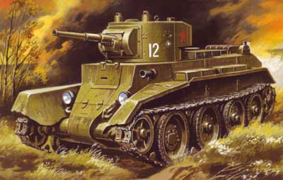 um 1/72 Light tank BT-7 清々し 1935 プラモデル