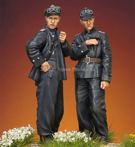 alpine miniatures 1/35 武装親衛隊 AFVクルーセット 1/35 武装親衛隊 AFVクルー Uボートジャケット 1944-45(2体セット