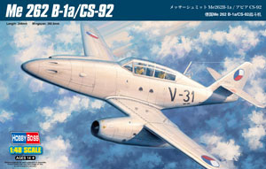 1/48 エアクラフト シリーズ メッサーシュミット Me262B-1a/アビアCS-92 プラモデル[ホビーボス]《在庫切れ》