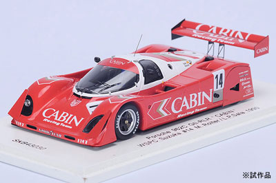 1/43 Porsche 962C Gti-RLR #14 WSPC 1990 Suzuka “CABIN” M. Roiter