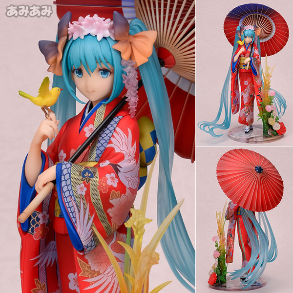 中古】(本体B+/箱B)初音ミク ～花色衣～ 1/8 完成品フィギュア