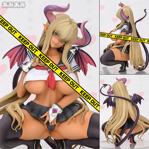 【特典】セーラーサキュバス サファイア-ポイズンブラック- designed by モグダン 1/6 完成品フィギュア(オーキッドシード通販限定)