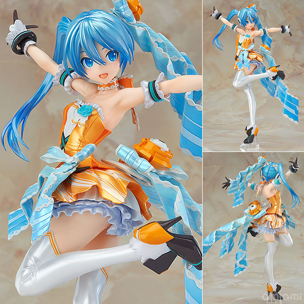 【中古】初音ミク-Project DIVA-2nd 初音ミク オレンジブロッサムVer. 1/7 完成品フィギュア[マックスファクトリー]