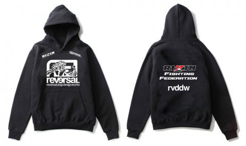 RIZIN×reversal BIG MARK パーカー 黒 XL[reversal.dogi.design.works]《在庫切れ》