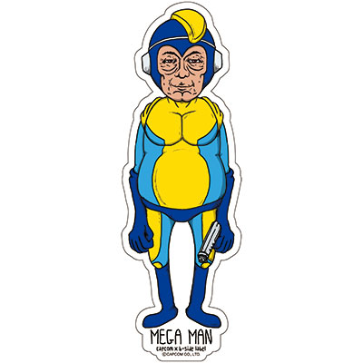CAPCOM×B-SIDE LABELステッカー ロックマン MEGA MAN[B-SIDE LABEL]《在庫切れ》