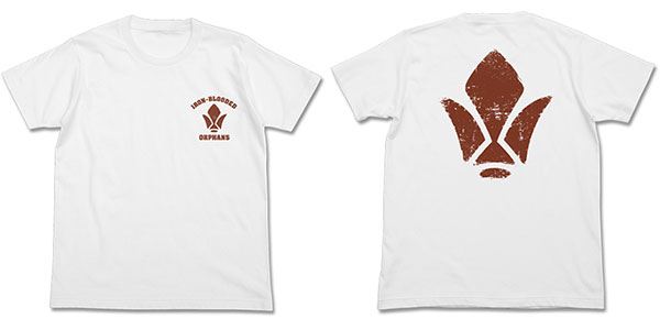 機動戦士ガンダム 鉄血のオルフェンズ 鉄華団Tシャツ/ホワイト-L（再販）[コスパ]《１２月予約》