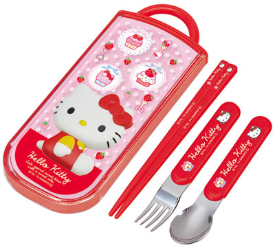 ハローキティ TCS1RF マスコット付スライド式トリオセット[スケーター]《在庫切れ》