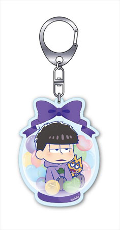 ぷりっしゅ おそ松さん アクリルキーホルダー プレゼントバルーンver. 一松[エクスレア]《在庫切れ》