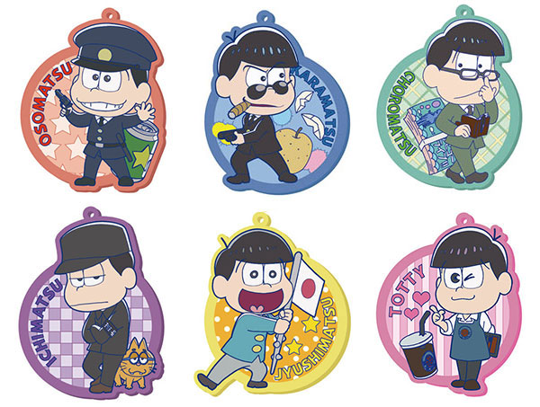おそ松さん ラバーコースター ～働く六つ子～ 7個入りBOX[ツインクル]【送料無料】《在庫切れ》