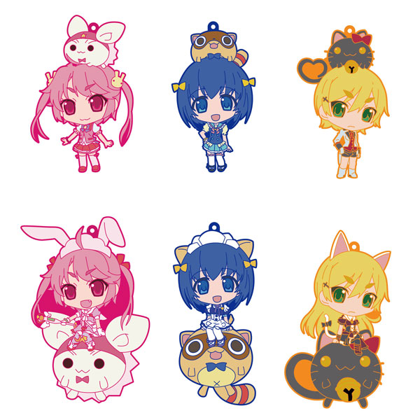 ナースウィッチ小麦ちゃんR【きゃらいど】ラバーストラップ 7個入りBOX