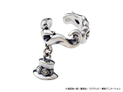 One Piece シルバーアクセサリー 04サボ 帽子 イヤーカフ Whiteclover Ark Silver Accessories 在庫切れ