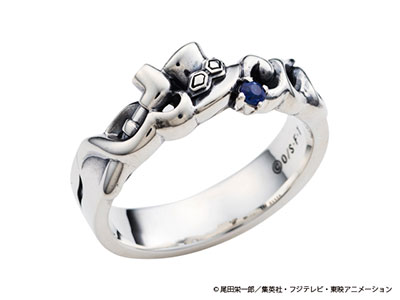 ONE PIECE シルバーアクセサリー 05サボ『火拳』リング #7