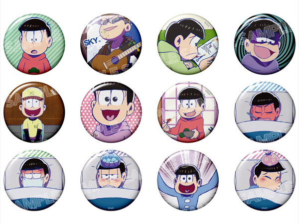 おそ松さん 缶バッジ未開封BOX 計6BOX Amazon.co.jp: おそ松さん トレーディング缶バッジ 6つ子様 ver