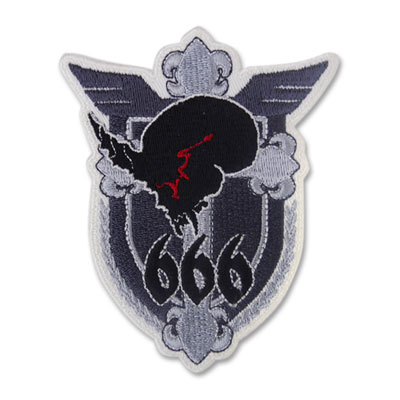 シュヴァルツェスマーケン 第666戦術機中隊 黒の宣告ワッペン[コスパ