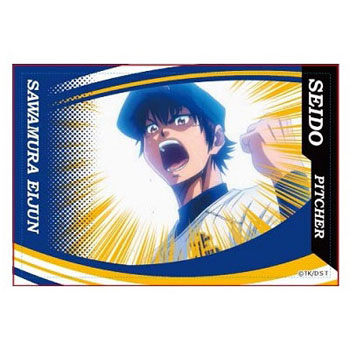 ダイヤのA スクエア缶バッジ 沢村栄純 A[PROOF]《在庫切れ》