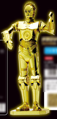 メタリックナノパズル スター・ウォーズ W-MN-017 C-3PO[テンヨー