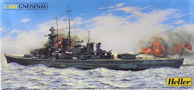 1/400 ドイツ海軍戦艦グナイゼナウ プラモデル（再販）[エレール]《在庫切れ》