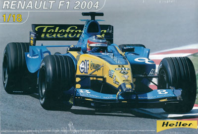 1/18 F1 ルノー2004 プラモデル（再販）[エレール]《在庫切れ》