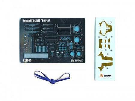 BEEMAXディテールアップパーツ No.6 1/24 EF3 シビック Gr.A仕様用ディテールアップパーツ[アオシマ]《在庫切れ》