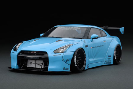 1/18 LB WORKS GT-R(R35) Blue[イグニッションモデル]【送料無料】《在庫切れ》