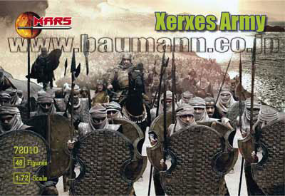 1/72 クルセクス軍(アケメネス朝ペルシア)48体・前5世紀 プラモデル(ソフトプラ)（再販）[マース]《在庫切れ》