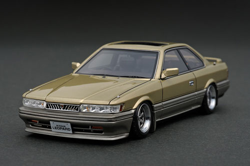 イグニッションモデル 1/43 日産 レパード F31 ゴールド 1/43 Nissan Leopard Ultima 3.0 (F31) Gold ※Ronshan-Type