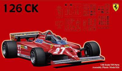 1/20 グランプリシリーズ No.4 フェラーリ 126CK 1981 プラモデル（再販）[フジミ模型]《在庫切れ》
