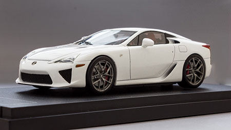 1/43 レクサス LFA(RHD) ホワイト[MARK43]《在庫切れ》