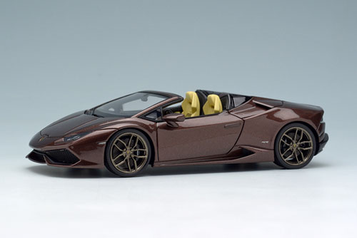 1/43 ランボルギーニ ウラカン LP610-4 スパイダー 2015 メタリックブラウン[メイクアップ]【送料無料】《在庫切れ》