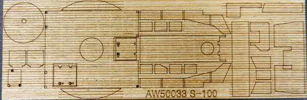 AWシリーズ 1/72 独・S-100級 シュネルボート高速魚雷艇用木製甲板(Re社5002用)[アートウォックス]《在庫切れ》