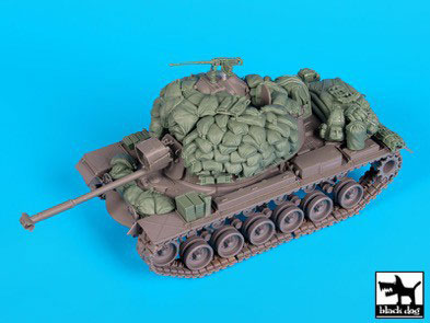 新品即決 1/35 (土嚢と車載アクセサリー ビッグアクセサリーセット M48A3 主力戦車（MBT）