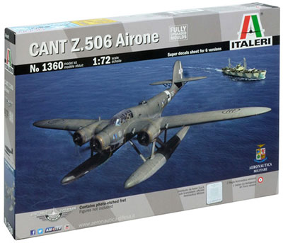 プラモデル　1/72 カント Z.506 アイローネエンジン ＆ カウリングセット イタレリ用 ディティールアップパーツ [AOHL72070] イタリア空軍 カント Z.506 アイローネ 水上機 (プラモデル
