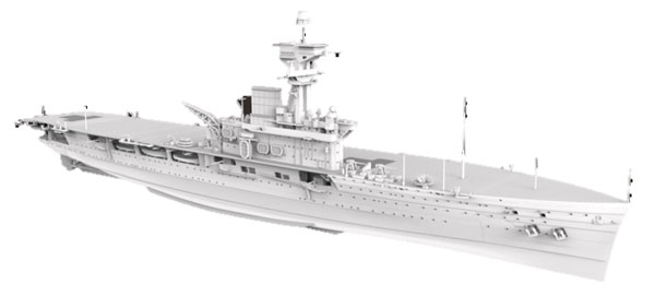 1/700 イギリス海軍空母 HMS ハーミーズ プラモデル[フライホークモデル]《在庫切れ》
