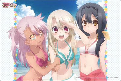 Fate　美遊・エーデルフェルト Cake Rabbits　プレイマット　B グッズ-デスクマット】劇場版「Fate/kaleid liner プリズマ