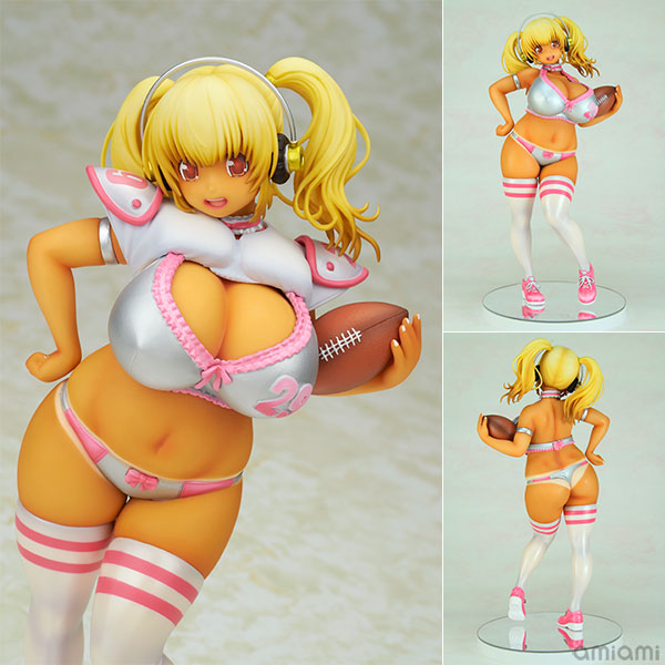 フィギュア女性 回天堂 すーぱーぽちゃ子 ランジェリーフットボールver-