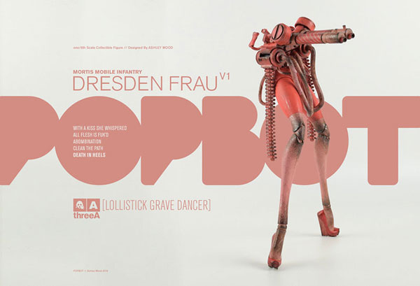 THE WORLD OF POPBOT Dresden Frau Lollistick Grave Dancer 1/6 可動
