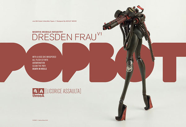threeA THE WORLD OF POPBOT　Dresden Frau THE WORLD OF POPBOT Dresden Frau Licorice Assaulta（ドレスデン