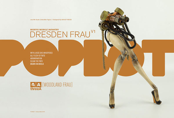 THE WORLD OF POPBOT Dresden Frau Woodlands Frau（ドレスデン