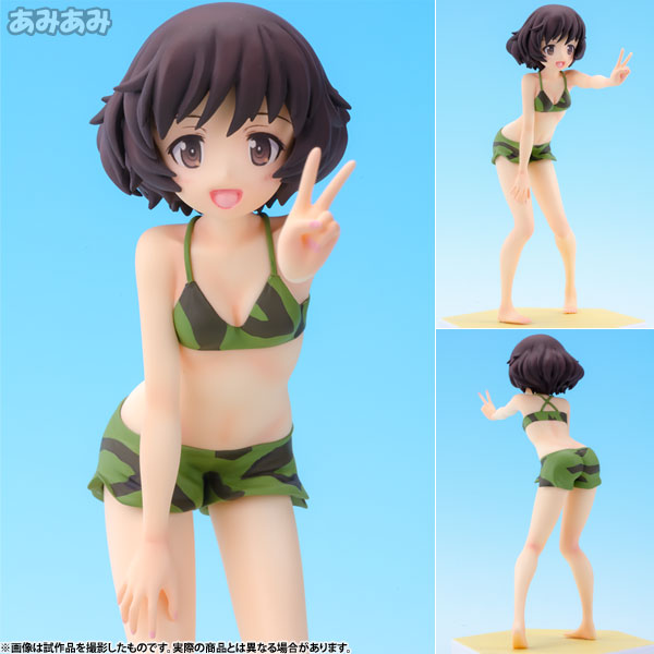 BEACH QUEENS ガールズ＆パンツァー 秋山優花里 1/10 完成品フィギュア 