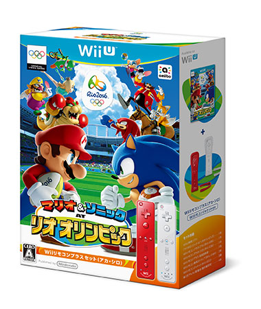 Wii U マリオ ソニック ａｔ リオオリンピック Tm Wiiリモコンプラスセット アカ シロ 任天堂 送料無料 在庫切れ