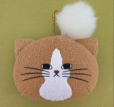 鴻池剛と猫のぽんた フェイスマスコットキーチェーン 真剣な顔 タカラトミー 送料無料 在庫切れ