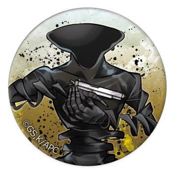 【亜人】IBM (田中功次) プライズ 缶バッジ 亜人』 デカンバッチ 田中功次 (キャラクターグッズ) - ホビー