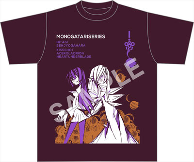 物語〉シリーズ Tシャツ ひたぎ＆キスショット リメイクver.[Gift