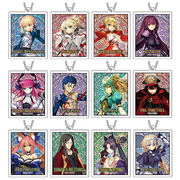 Fate/Grand Order アクリルキーホルダー コレクション A 12パック入りBOX[ムービック]《在庫切れ》