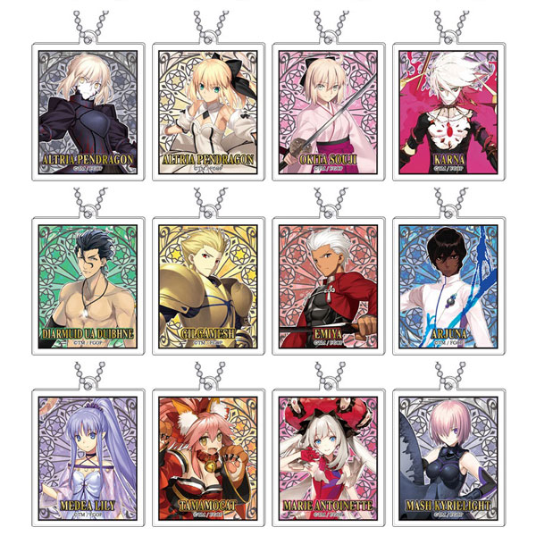 Fate/Grand Order アクリルキーホルダー コレクション B 12パック入りBOX[ムービック]《在庫切れ》