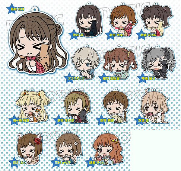 THE IDOLM＠STER シンデレラガールズ ViVimusラバーストラップコレクション 15個入りBOX[ムービック]《在庫切れ》