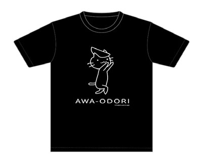 ラクエンロジック Tシャツ A/ネコ阿波踊り[動画工房]《在庫切れ》