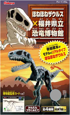 ほねほねザウルス X福井県立恐竜博物館 8個入りBOX(食玩)[カバヤ食品