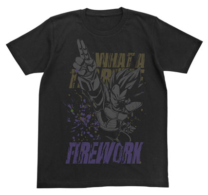 ドラゴンボールZ きたねえ花火Tシャツ/ブラック-S（再販）[コスパ]《１１月予約》